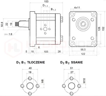 МУЛЬТИПЛИКАТОР 1:3,8 G + НАСОС 94L WK ГИДРОЛИДЕР