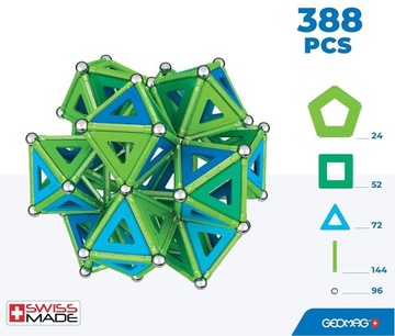 Магнитные блоки GEOMAG Классические панели RE Cold Masterbox | 388 объектов