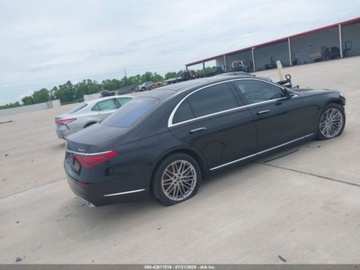 Mercedes Klasa S W223/V223 2022 Mercedes-Benz Klasa S 580 4Matic 2022 4.0l 4.0 Benzyna 496KM, zdjęcie 5