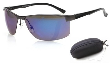 OKULARY PRZECIWSONECZNE MĘSKIE POLARYZACYJNE POLARZONE FILTR UV400 ETUI