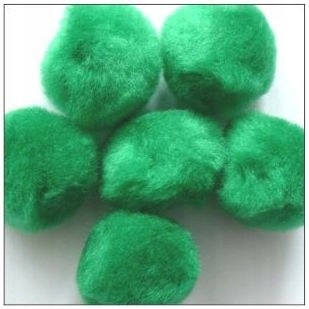 AKCESORIA DO PRAC PLASTYCZNYCH POMPONY DEKORACYJNE