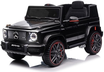 Автомобиль Mercedes G63 аккумуляторный, оригинал, 2 двигателя, радиоEVA кожа, детский