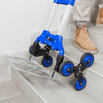 Складная коляска-платформа с телескопической ручкой 80 кг.