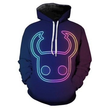 BLUZA kapturem gra Hollow Knight 3D Prined bluzy m