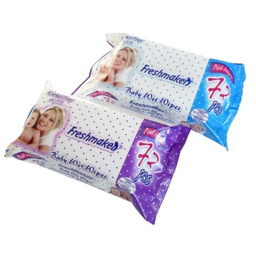 Freshmaker Baby Chusteczki Nawilżane dla Dzieci 72 Sztuki