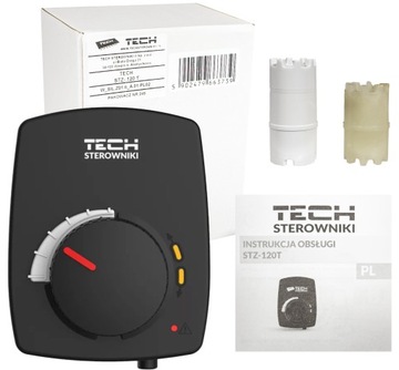 SIŁOWNIK MIESZACZA NAPĘD ZAWORU MIESZAJĄCEGO 3-PUNKTOWY STZ-120T DIODY LED