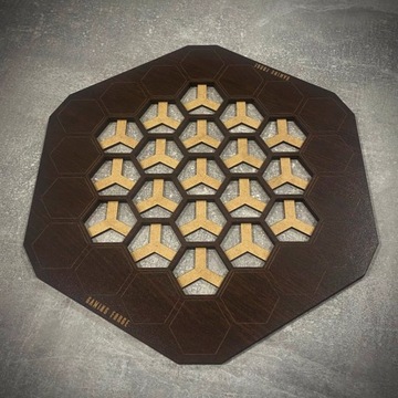 Plansza gry do Neuroshima Hex - mini HDF wenge
