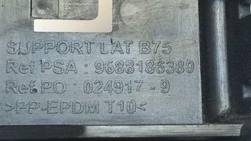 CITROEN DS4 11R-> VÝZTUHA NÁRAZNÍKU PŘEDNÍ LEVÝ BYDGOSZCZ 9688186380