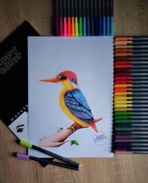 Fineliner 334 Staedtler Triplus набор из 4 цветов SB