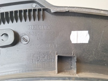 DACIA LODGY STEPWAY LIŠTA BLATNÍKU LEVÝ PŘEDNÍ 638755361R ORIGINÁLNÍ