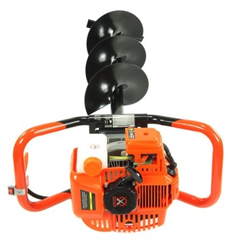 БЕНЗИНОВАЯ БУРОВАЯ УСТАНОВКА БЕНЗИНОВЫЙ ШНЕК ДЛЯ ПОЧВЕННЫХ БУРОВ x 3 +