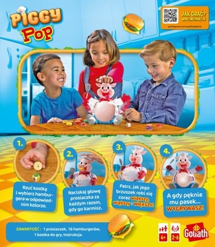 Голиаф Аркадная игра Piggy Pop 3.0 Телевизионная реклама
