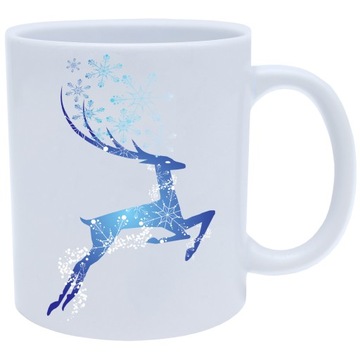 SUPER ŚWIĄTECZNY KUBEK PREZENT 330ml RENIFER