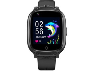 Czarny Smartwatch GARETT Kids Twin 4G