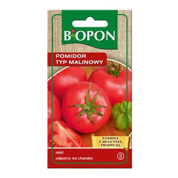 BIOPON NASIONA POMIDOR TYP MALINOWY NISKI ODPORNY NA CHOROBY 0,2G