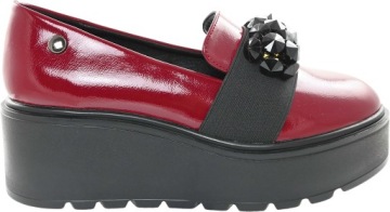 PÓŁBUTY DAMSKIE GOODIN GD FL 770 BURGUNDY r.39