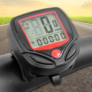 СВЕТОДИОДНЫЙ ВЕЛОСИПЕДНЫЙ СЧЕТЧИК 24 ФУНКЦИИ ПРОВОДНОЙ СПИДОМЕТР IP68 ДЛЯ ВЕЛОСИПЕДА