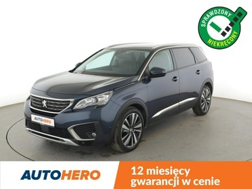 Peugeot 5008 II Crossover 1.5 BlueHDI 130KM 2018 Peugeot 5008 Allure skóra 7-os. navi kamera