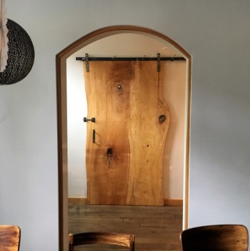 Drzwi przesuwne topola klasyczne boho [Handicraft]
