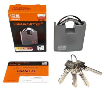 НАВЕСНОЙ ЗАМОК LOB GRANIT 2 XT (KWG620) СЕРТИФИКАТ КЛАССА 4