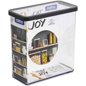 ПЛАСТИКОВЫЙ КОНТЕЙНЕР ДЛЯ ПИЩЕВЫХ ПРОДУКТОВ С КРЫШКОЙ ДЛЯ ЯЩИКА 3,2 Л ROTHO LOFT