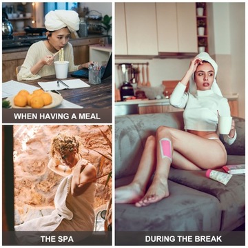 Паровая шапочка для спа-волос, электрический душ с подогревом 6