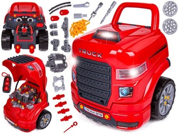 Zestaw Mechanika, Samochód Auto Silnik Do Rozkręcania Warsztat 61 Elementów