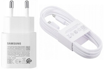 ORYGINALNA SZYBKA ŁADOWARKA SAMSUNG GALAXY 25W PD + KABEL USB TYP C 1,8M