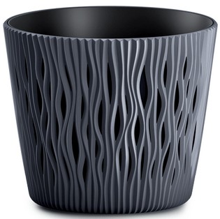 DONICZKA OSŁONKA KWIATY SANDY ROUD ANTRACYT 19CM