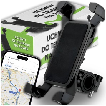 UCHWYT ROWEROWY NA TELEFON KIEROWNICĘ ROWERU REGULOWANY NA MOTOR HULAJNOGĘ
