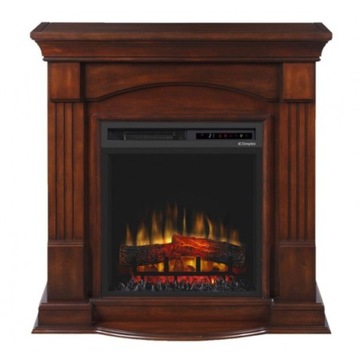 KOMINEK ELEKTRYCZNY MILANO CAMPANA ORZECH ECO LED DIMPLEX 23XHD