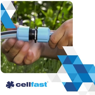 Соединитель для ремонта садовых шлангов Cellfast | Быстроразъемный соединитель для шланга 3/4 дюйма.