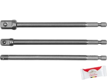 YATO ADAPTER HEX DO NASADEK 1/4 3/8 1/2 YT-04628