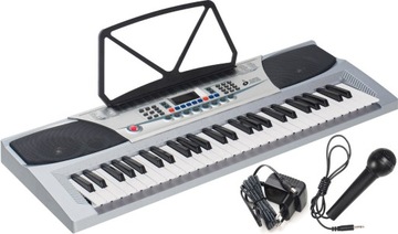 Keyboard do nauki 54 klawisze Mtunes MT-07 Srebrny