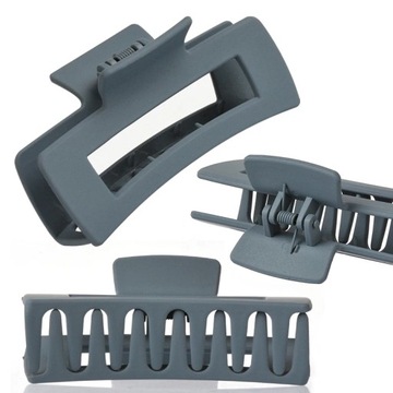 8,5 СМ 10,5 СМ Квадратный PS Материал Матовый Женский Коготь Заколка Для Волос Заколка Для Волос