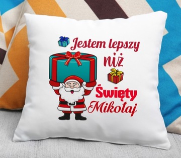 ПОДУШКА подарок САНТА РОЖДЕСТВЕНСКИЙ
