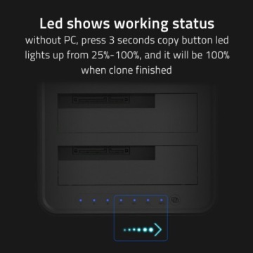 Док-станция Qoltec Drive Docking Station 2x HDD/SSD | 2,5