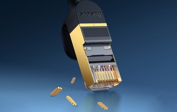 ИНТЕРНЕТ-КАБЕЛЬ BASEUS КАБЕЛЬ ETHERNET LAN RJ45 CAT.7, 10 Гбит/с, 2 м