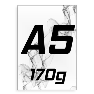 ULOTKI A5 2000 szt. ULOTKA - KREDA 170g DWUSTRONNE