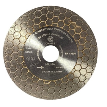 TARCZA DIAMENTOWA 125 CIĘCIE GRESU DIAMES MUNA HIT