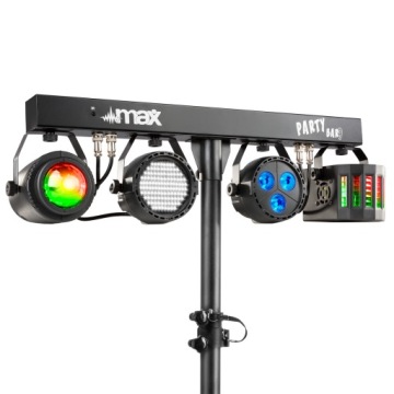 Прожектор с дистанционным управлением DERBY RGBW DMX + штатив PartyBar