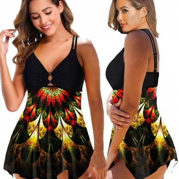 STRÓJ KĄPIELOWY TANKINI BIKINI ROZMIARY SZORTY
