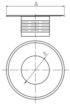 Маскирующая розетка Spiroflex 200, белая