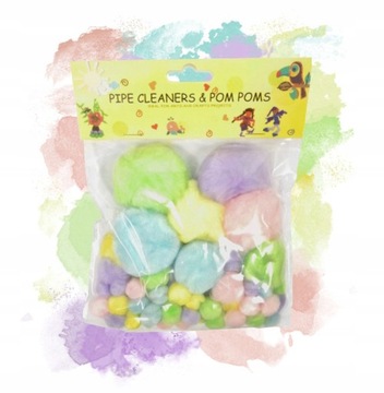 POMPONY ARTYKUŁY DEKORACYJNE DLA DZIECI POMPONY