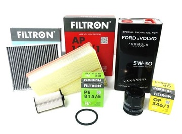 6L 5W30 4X FILTRY FORD MONDEO IV MK4 S-MAX I GALAXY II 1.8 TDCI