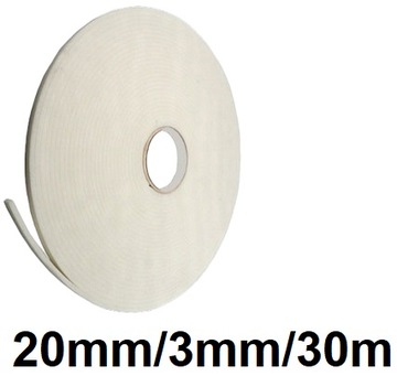 TAŚMA akustyczna izolacyjna 20mm 30m 3mm PAPER-TECH