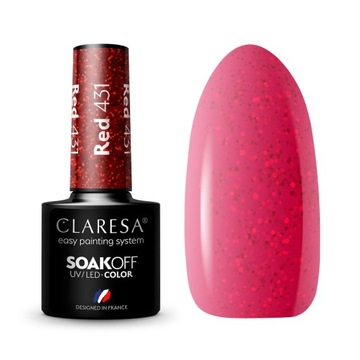 Claresa Lakier hybrydowy Red 431