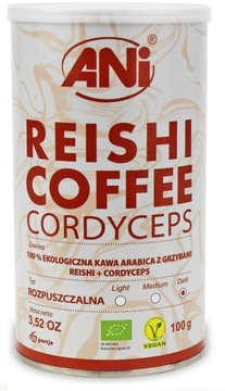 KAWA ROZPUSZCZALNA ARABICA Z GRZYBAMI BIO 100 g