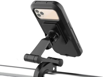 ВЕЛОСИПЕДНЫЙ ДЕРЖАТЕЛЬ ДЛЯ ТЕЛЕФОНА, ВОДОНЕПРОНИЦАЕМЫЙ, ЗАКРЫВАЕМЫЙ, ПОВОРОТНЫЙ НА 360°