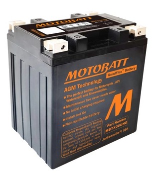 Akumulator MOTOBATT Powersport Quadflex 12V 32Ah 390A MBTX30UHD AGM